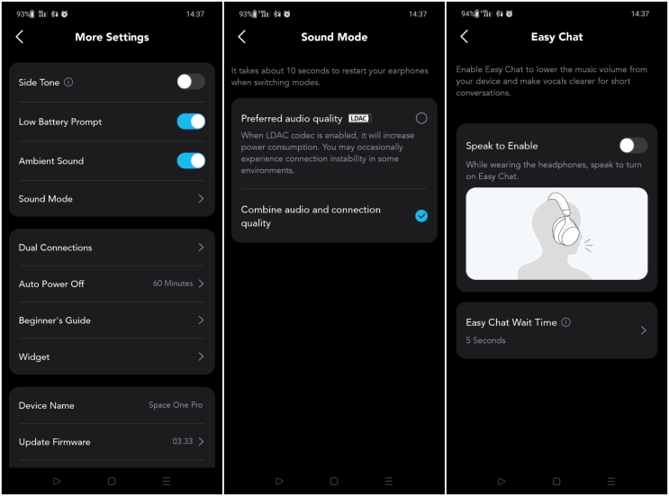 Anker Soundcore Space One Pro: באס מהדהד ועיצוב מתקפל